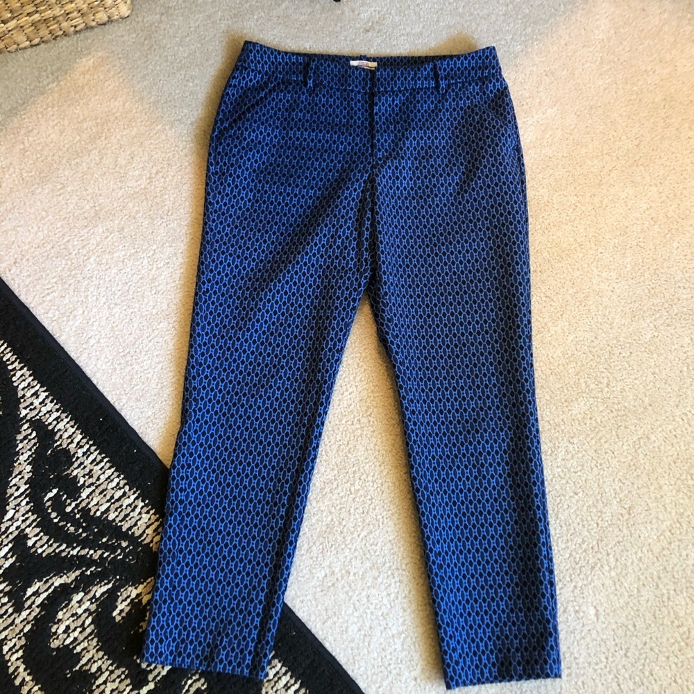 Blue & Black Merona Classic Coupe Pants